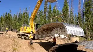 New aquatic organism passage on Cabin Creek