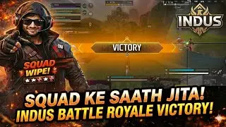 Squad Ke Saath Match Jeet Liya 🔥 | INDUS Battle Royale #indusbattleroyale 
