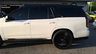 2022 Cadillac Escalade 600 on 26 inch Forgiato w/big floating cap and custom wrap!!!