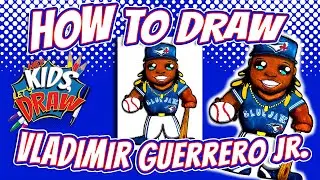 Как нарисовать Владимира Герреро-младшего для детей &mdash; Toronto Blue Jays