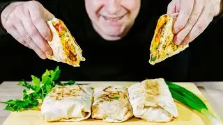 ШАУРМА Мукбанг. Итинг (Асмр) / ASMR Shawarma. Eating (No talking) Asmr Cooking