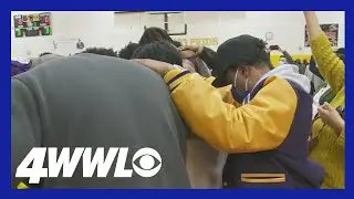 Karr, McMain basketball teams come together against youth violence