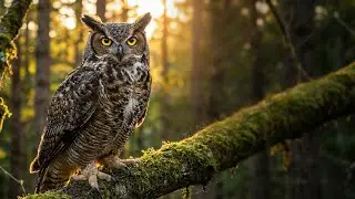 Masters of Silence-Owl| 沈黙の達人：フクロウ| أساتذة الصمت: البومة #animals #nature #wildlife 