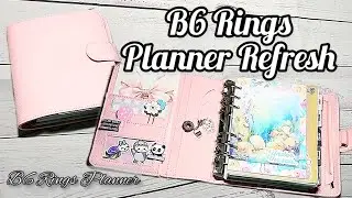 B6 Rings Print Pression Planner Refresh // B6 Rings Planner