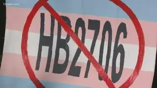 Protesters gather at Arizona Capitol over 'Save Women's Sports' Act