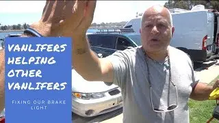 DIY Van Repair | Replacing 2007 Dodge Sprinter Brake Light Bulb with Help from a Vanlifer