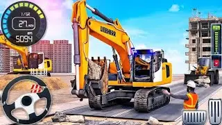 Mega Tunnel Construction Simulator - Highway City Road Builder 3D - Android GamePlay