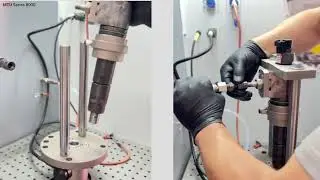 Heavy Duty CR Injector tester TK1029 - MTU8000 testing video