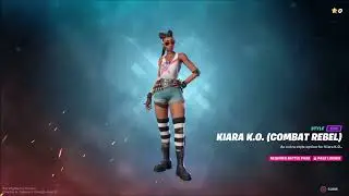 KIARA K.O. Combat Rebel Skin Fortnite (Battle Royale)