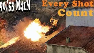 Every Shot Count Semovente 90/53 M41M (War Thunder Game Play)