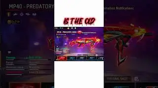 #freefire . impossible old is gold mp40