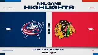 NHL Highlights | Blue Jackets vs. Blackhawks - January 30, 2026