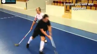 Patrik L&ouml;nell   Floorball Shooting School  Dangle Tunnel yourself and opponent