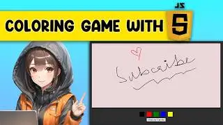 🔥Create Drawing Game l Coloring Game | HTML, CSS and Javascript Project🔥