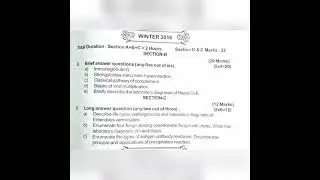 microbiology paper-2 winter-2016 muhs university