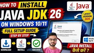 How to Install Java JDK 26 on Windows 10/11 || Java Download & Install kaise kare ?