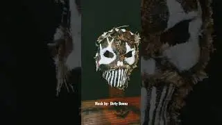 Scarecrow mask made by Dirty Bonez Latex Burlap #scarecrow #halloween #mask