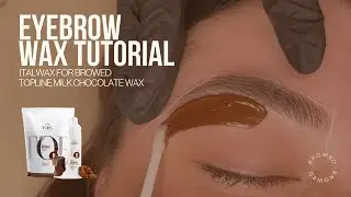 Italwax For Browed Milk Chocolate Topline Wax - Eyebrow Wax Tutorial