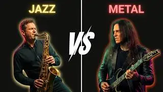 Music Genre Clash | Jazz vs Metal &mdash; Midnight Breakdown (Instrumental Mix) | 60 Min