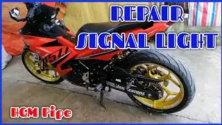 REPAIR LED SIGNAL LIGHT ON SNIPER 150 Y15Z  ll  JHAYDTV