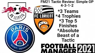 Simple OP 4-3-1-2 Tactic Review - FM21 Tactics