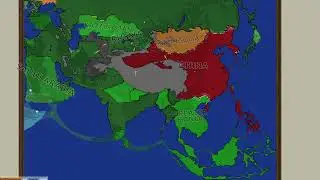 Alternate History Of Asia 908 Part 2 | Ages Of Conflict Timelapse