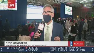 Republicans gathered waiting for Senate election results
