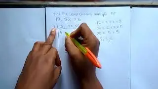 Finding L.C.M