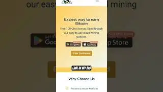 FREE LEGIT BITCOIN MINING WEBSITE 🤑#freebitcoinmining #freebitcoin #freecrypto #bitcoinmining