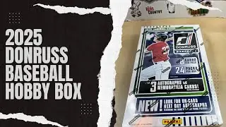 2025 Donruss Baseball Hobby Box Opening - Rookie Redemption!