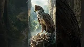 Legendary Guardian: The Griffin in Its Mystical Habitat  #griffin  #nature
