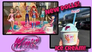 NEW UNRELEASED WINX DOLLS & MERCH ✨at Tsun Scoops Pop-Up Cafe🍦