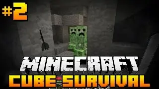 Minecraft: Cube Survival Ep. 2 - Creepers!