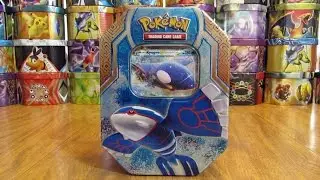 25 Pokemon Tin Opening: Kyogre EX