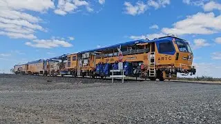 7M71V ARTC/Plasser Track machines (BX101 TDX101), Inverleigh to Serviceton, 1415, 10/1/26, Dooen VIC