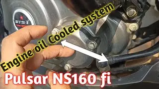 Pulsar NS 160 fi engine oil को कैसे ठंडा किया जाता है? 🌹