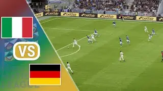 Italy vs Germany | UEFA Nations League Thriller! (FL25 Simulation AI VS AI)