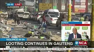 Looting continues in Gauteng