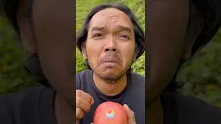 Lifehack skills: Removing apple stickers 😂 #camping #lifehack #survival #bushcraf ... 5186