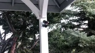 Deep Sentinel Wireless Camera &mdash; Sample Footage (Front Porch, Siren Testing)