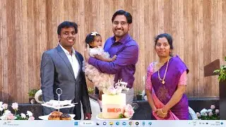 Dr. Asher Andrew Message on Rhesa Jedidah's 1st Birthday