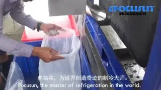 Focusun 10 Tons tube ice machine with 20 tons ice storage room