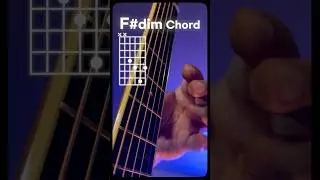 How to play the F#dim Chord on Guitar | Easiest Beginner Free Online Guitar Lessons
