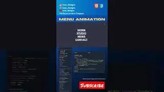 Menu Animation Using Html Css | #html #css #webdevelopment #friendship #javascript