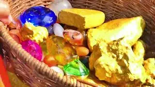 Rare Amethyst Crystal and Jar of Gold Treasure Found While Digging at Private Mine! Unbelievable Fin