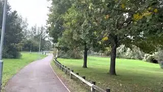 Windy day in Cippenham, UK