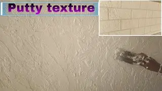 rustic putty wall design | Brick Wall Texture design | Best putty design