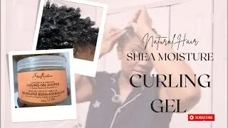 Trying Shea Moisture Curling Gel Souffl&eacute; | #naturalhair #twa