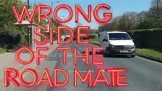 Wrong Side of the Road Van Driver A38 Birmingham