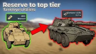 War Thunder Reserve to top tier | Tank l&eacute;gers italiens